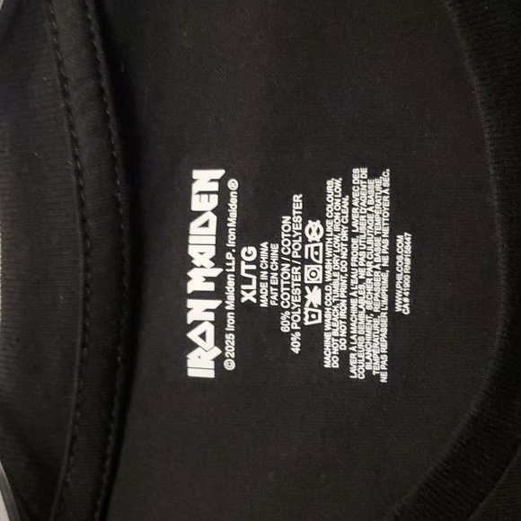 330. NWOT - Iron Maiden "No Prayer on the Road" Graphic Tee - Picture 2 of 3